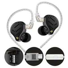 KZ - Auriculares Pisces con doble unidad dinámica y ajuste de sonido