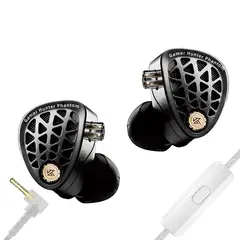 KZ - Auriculares Phantom HiFi In-Ear con cable micrófono graves profundos y sonido estéreo