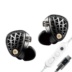 KZ - Auriculares Phantom HiFi In-Ear con cable micrófono graves profundos y sonido estéreo