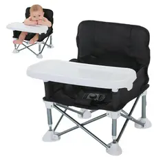 KINDA NICE - Silla Comer Plegable Portátil Para Bebé- Aire Libre, Camping