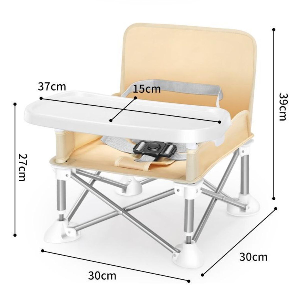 KINDA NICE - Silla Comer Plegable Portátil Para Bebé- Aire Libre, Camping