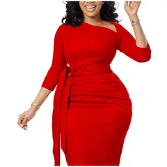 TIOZONEY - Vestido tallas grandes mujer