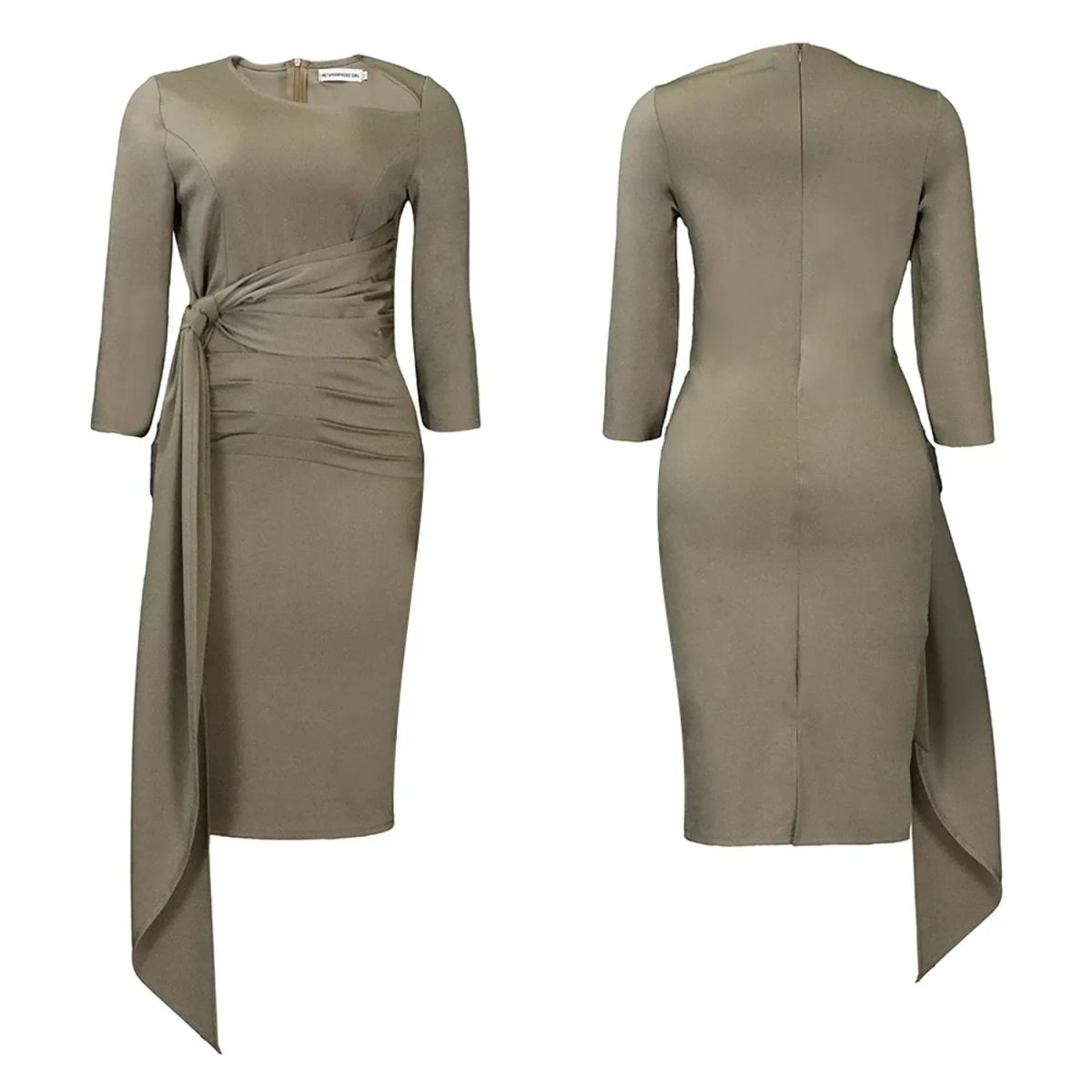 TIOZONEY - Vestido tallas grandes mujer