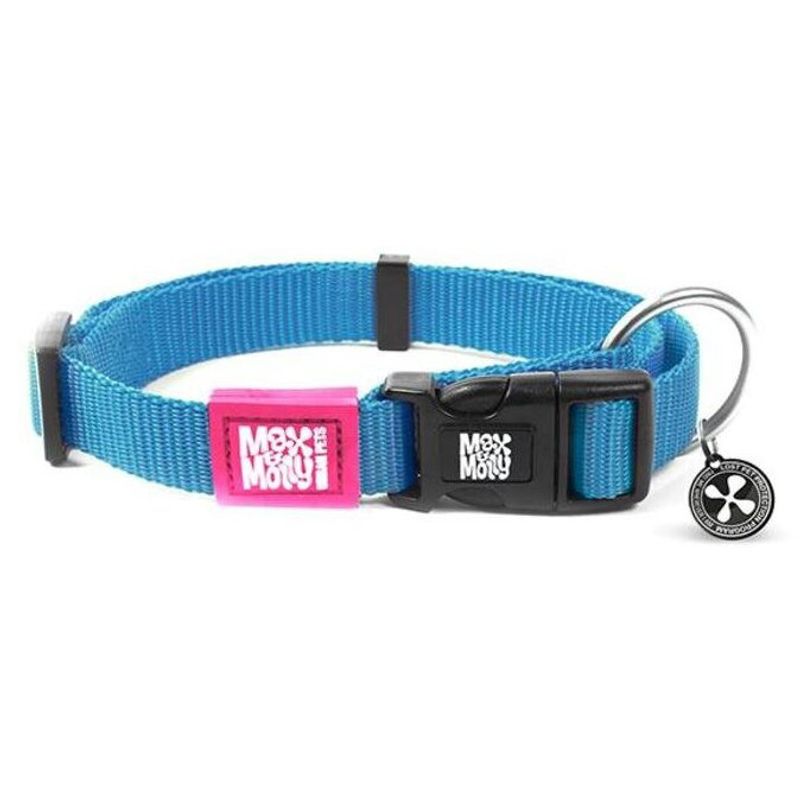 HUNDSHOP - Collar Pure Sky Blue Con Smart Id (S)