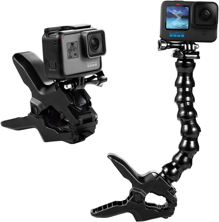 KUANGYE Soporte De Mandíbula De Sujeción Flexible Para Cámaras GoPro