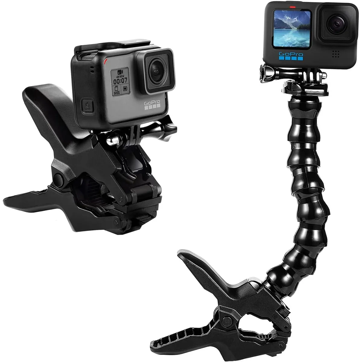 KUANGYE - Soporte De Mandíbula De Sujeción Flexible Para Cámaras GoPro