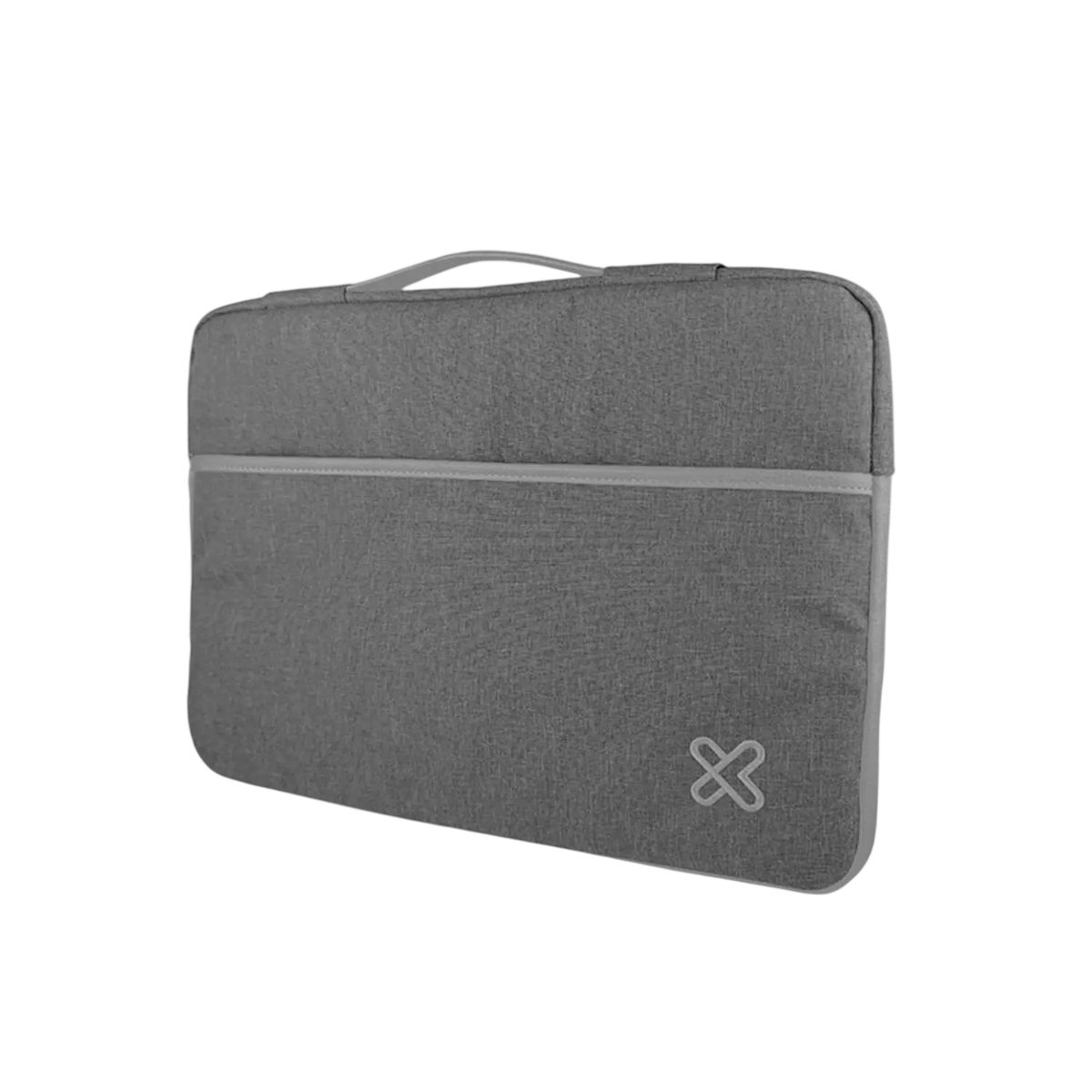KLIP XTREME - Klip Xtreme KNS-425SV Funda Notebook 14.1", Sleeve Laptop, Poliéster, Acolchada, Bolsillo, Asa, Plata