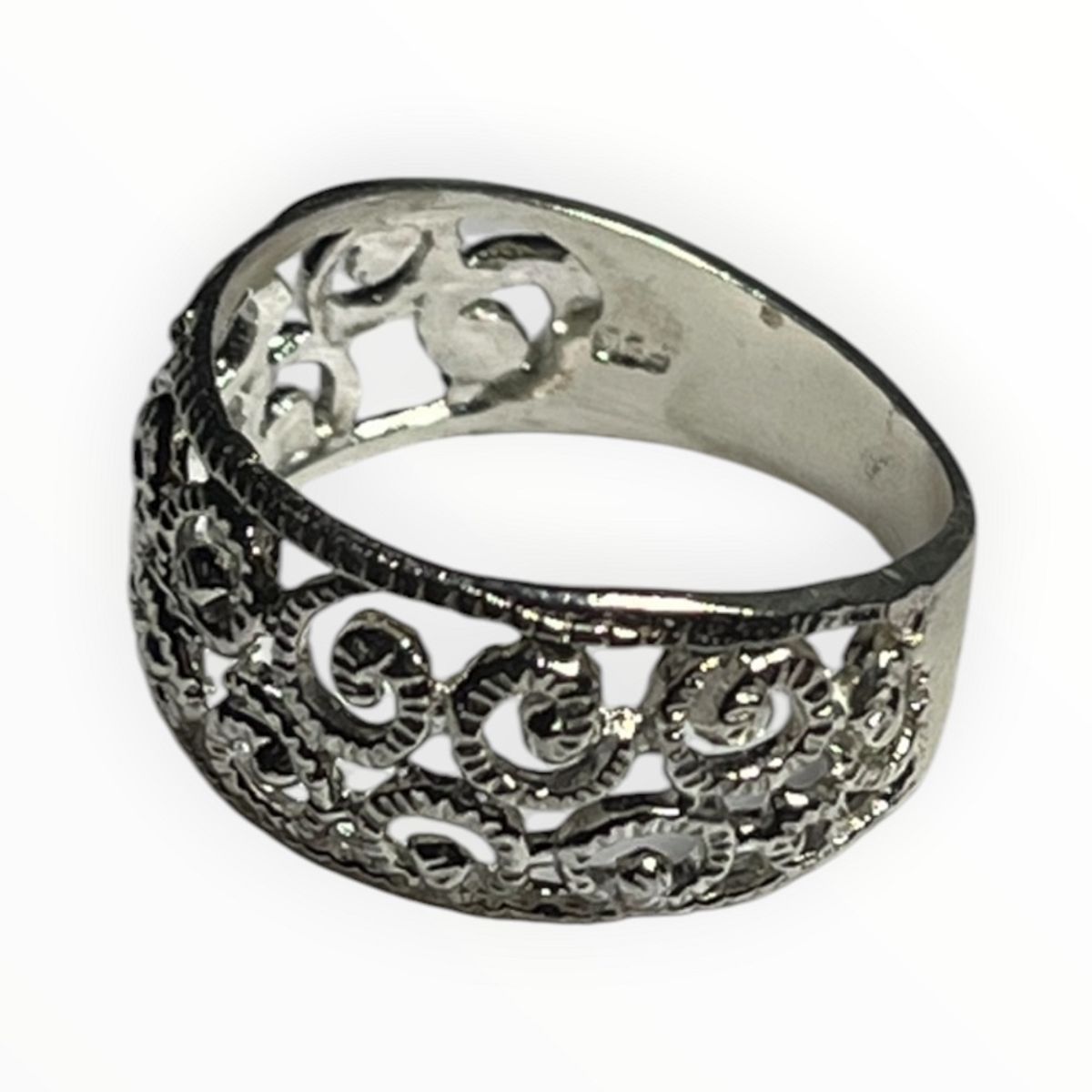 TAETHAI - Anillo plata 925 calado filigrana