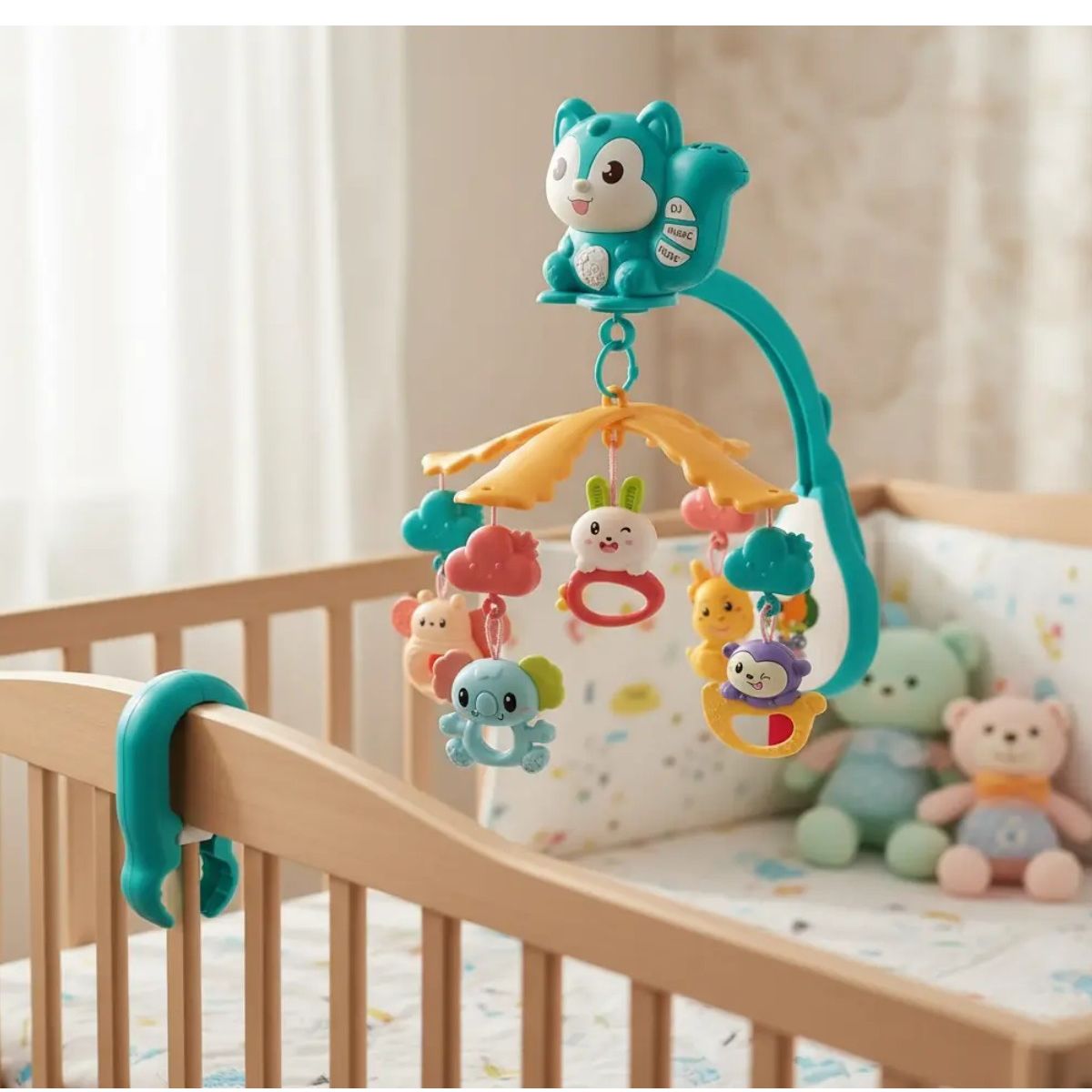 GENERICO - Musical Para Bebe Con Diseño Ardilla Sonido+control Labg