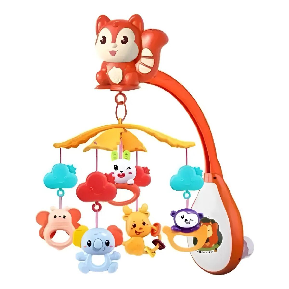 GENERICO - Musical Para Bebe Con Diseño Ardilla Sonido+control