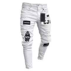 TIOZONEY - Jeans Skinny Fit Hombre