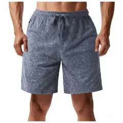 TIOZONEY - Pantalones cortos de verano con bolsillos - Gris