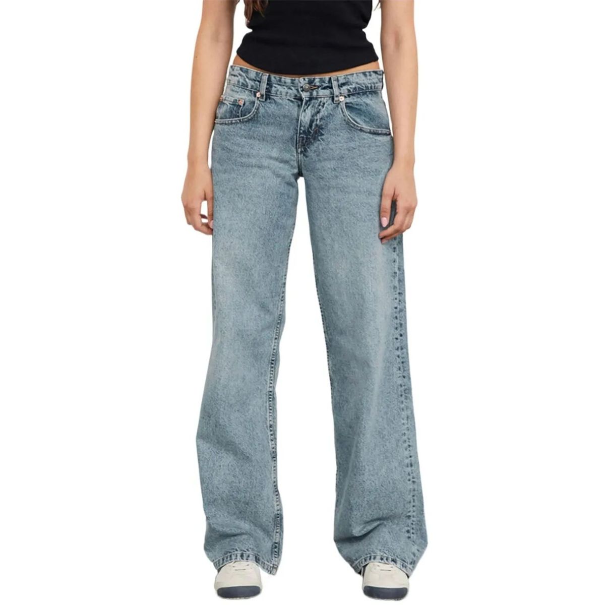 TIOZONEY - Jeans rectos para mujeres