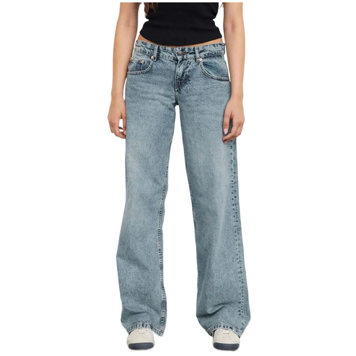 TIOZONEY - Jeans rectos para mujeres