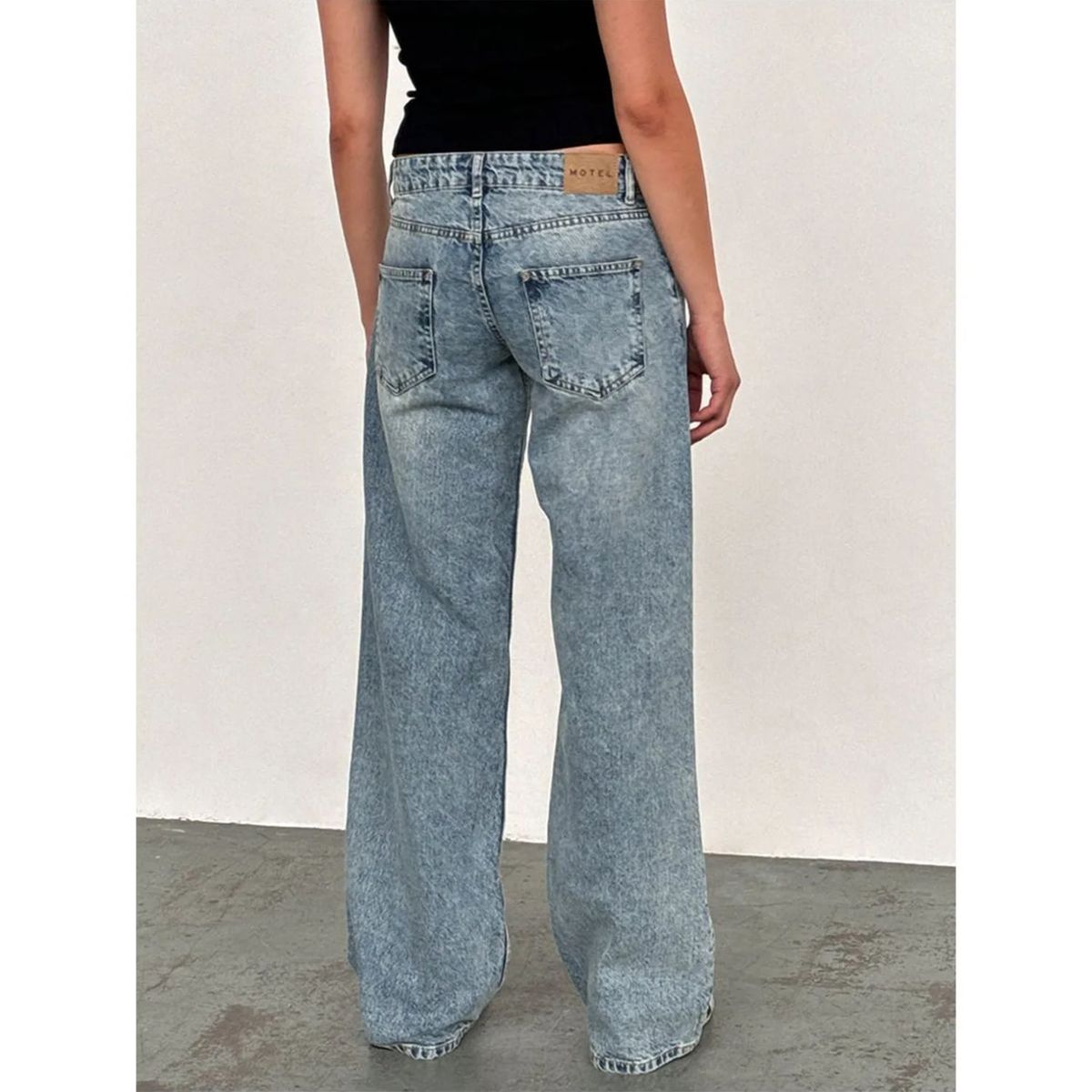 TIOZONEY - Jeans rectos para mujeres