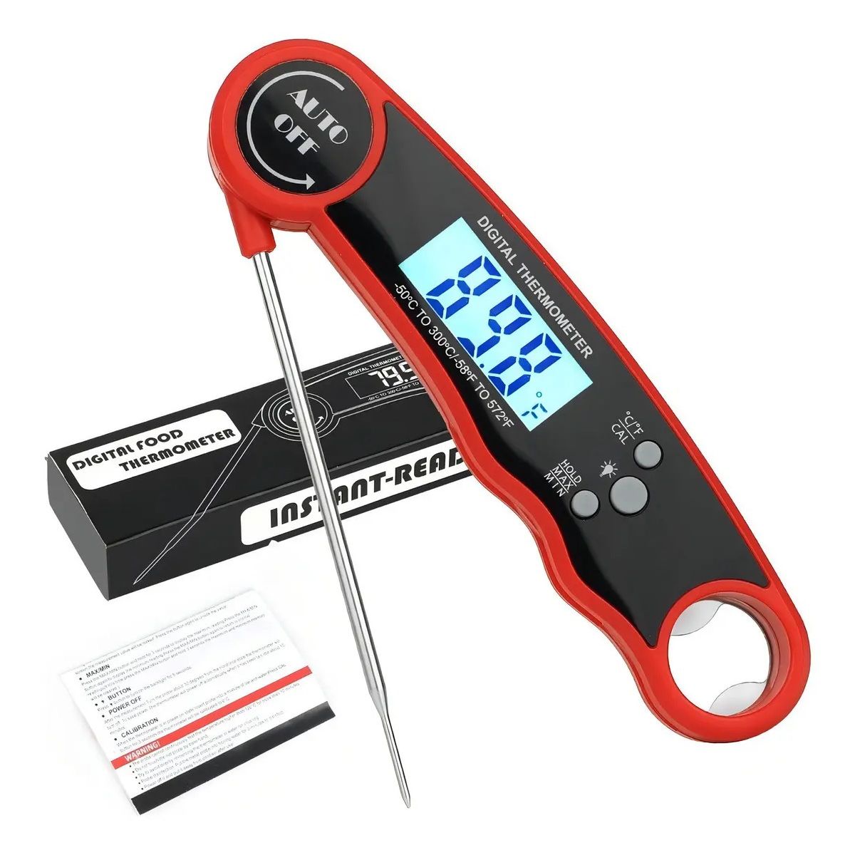 GENERICO - Termómetro Digital Cocina Carnes Instantáneo -50 a 300°C Labg