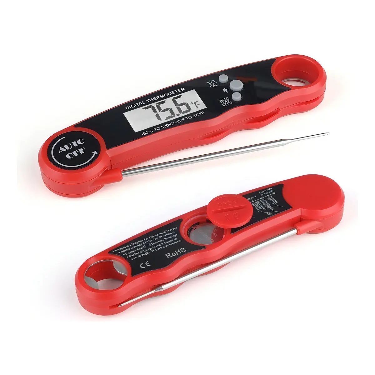 GENERICO - Termómetro Digital Cocina Carnes Instantáneo -50 a 300°C Labg