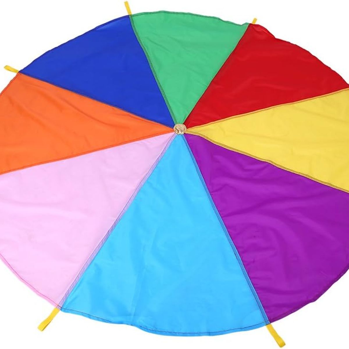 KUANGYE - Paracaida Arcoiris De Psicomotricidad 2 Metros 8 Tirantes