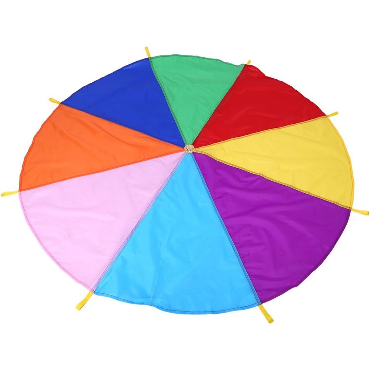 KUANGYE - Paracaida Arcoiris De Psicomotricidad 2 Metros 8 Tirantes