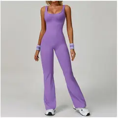 TIOZONEY - Enterito deportivo Mujer-Morado