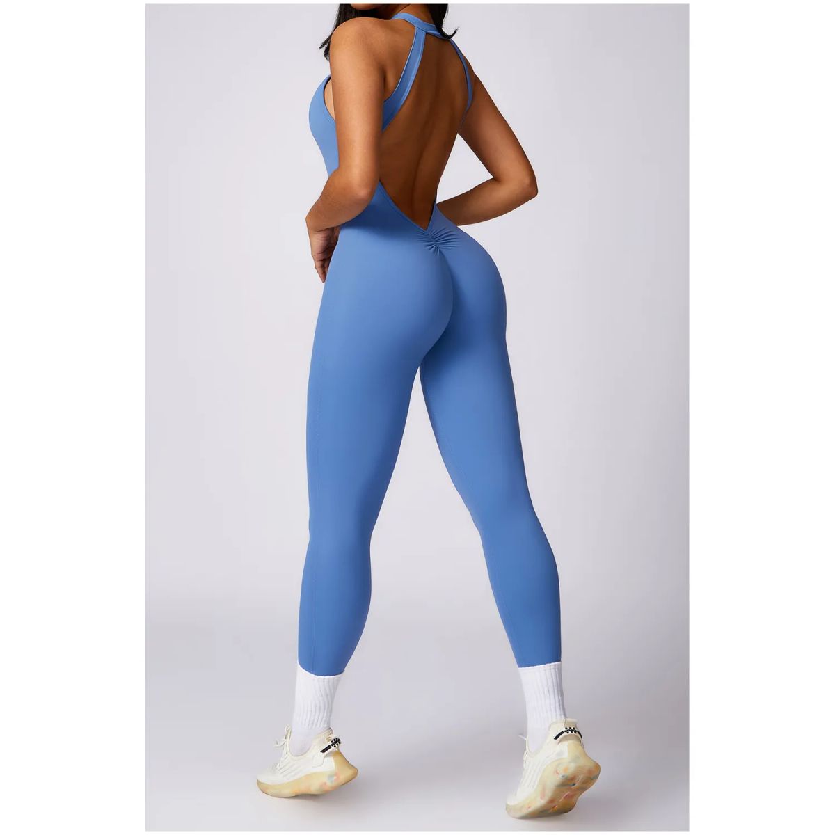 TIOZONEY - Enterito deportivo Mujer-Azul