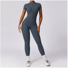 TIOZONEY - Enterito deportivo Mujer-Azul