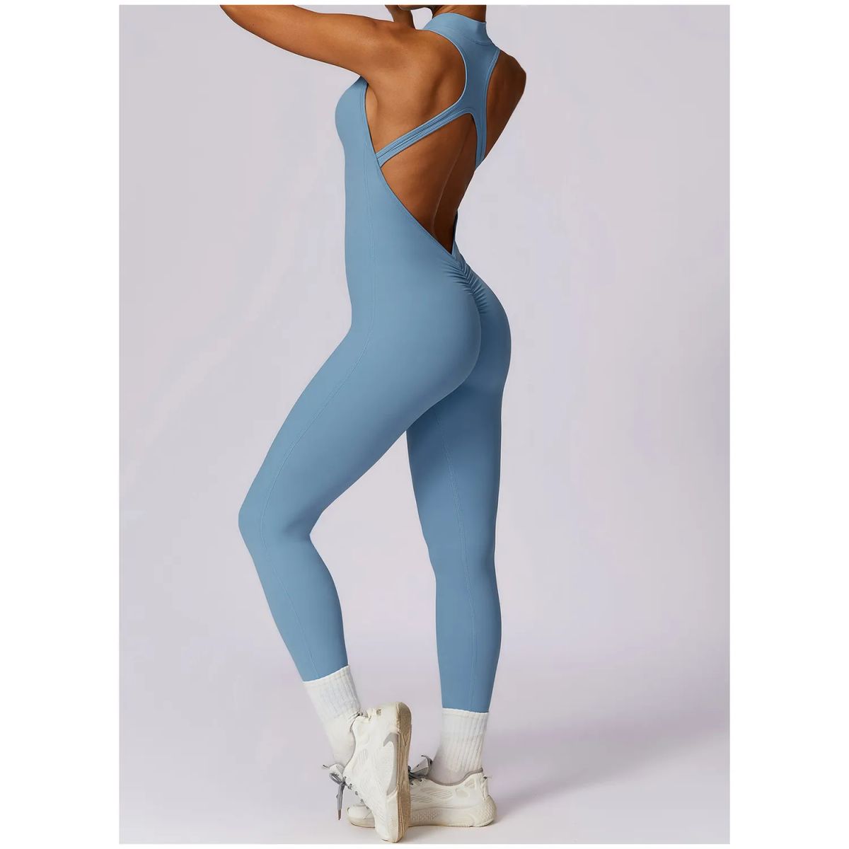 TIOZONEY - Enterito deportivo Mujer-Azul