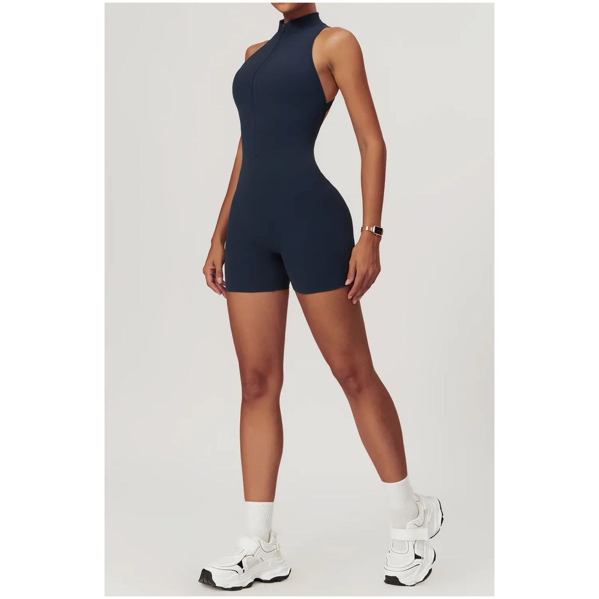 TIOZONEY - Enterito deportivo Mujer-Azul