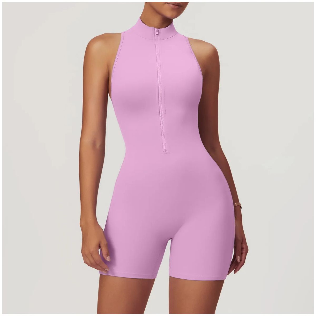 TIOZONEY - Enterito deportivo Mujer-Rosado