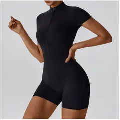TIOZONEY - Enterito deportivo Mujer-Negro