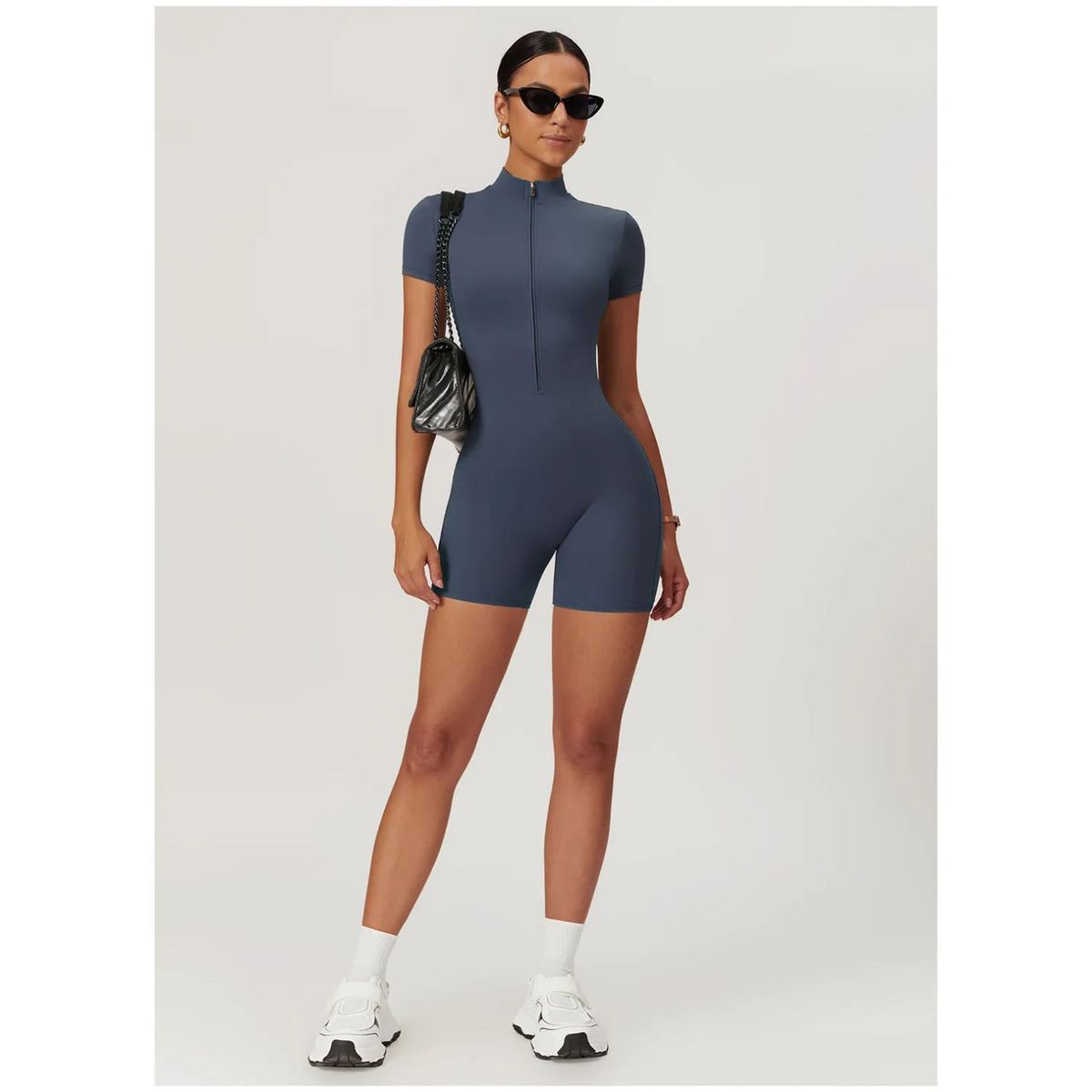 TIOZONEY - Enterito deportivo Mujer-Azul