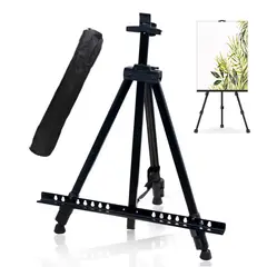 ATURE - Caballete Metálico Portátil Ajustable Trípode Para Pintura