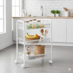 MP - Carrito Organizador Frutero Multiusos 3 Niveles