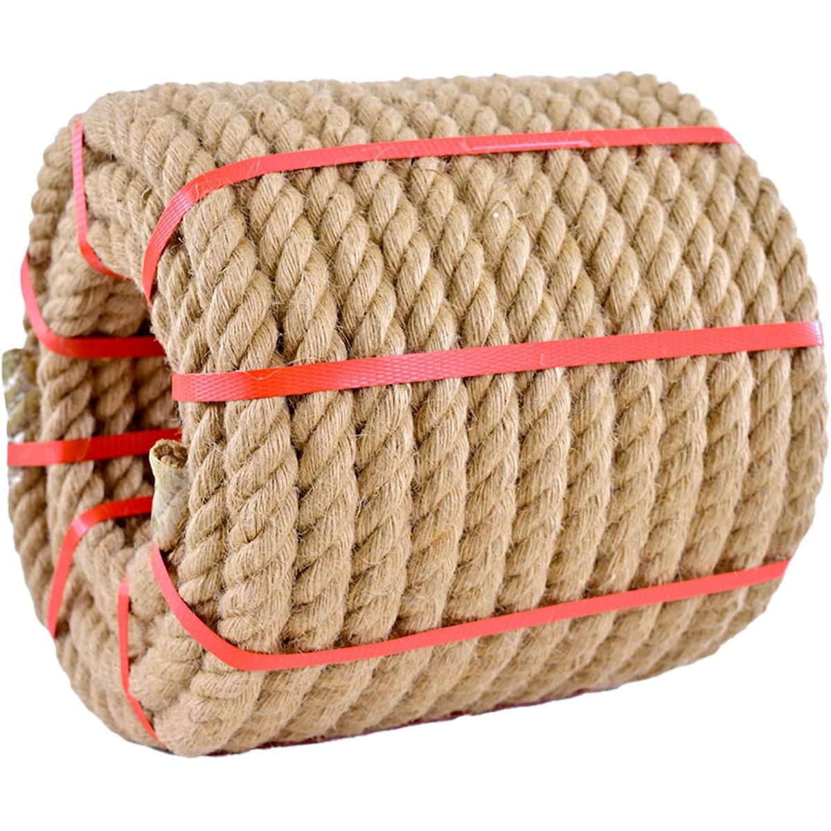 KUANGYE - Cuerda Yute Natural De Cáñamo 20mm x 50M Para Manualidades,Jardinería,Hamaca,Decoración Del Hogar