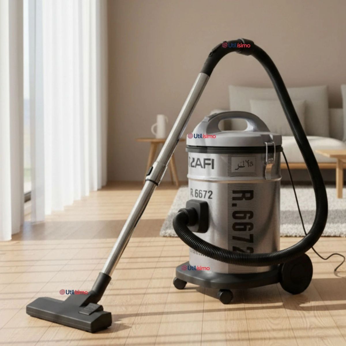 RAF - Aspiradora Vacuum Ciclónica Succión Fuerte 3000w Potente 25 Litros