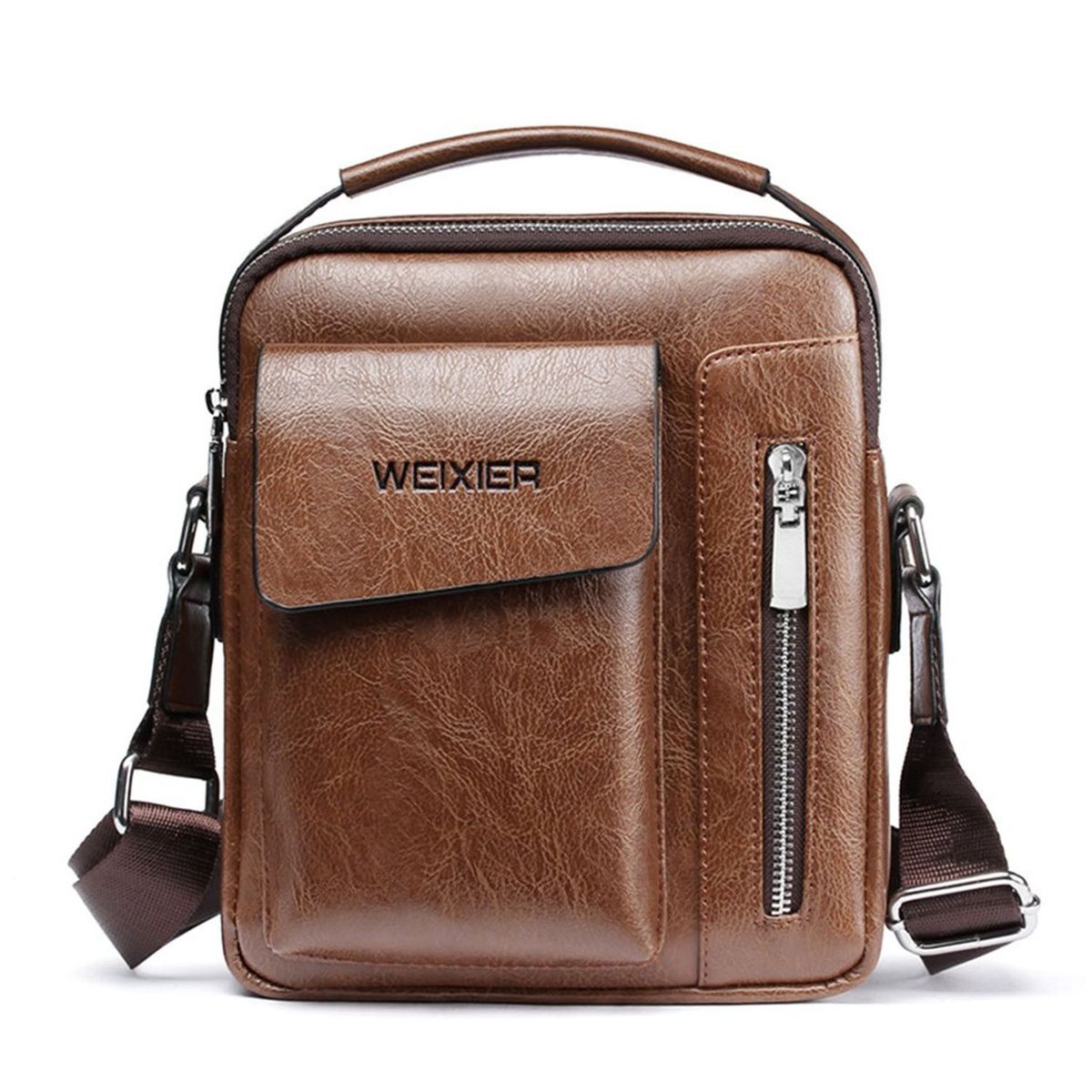 TIOZONEY - Bolso de PU para hombre