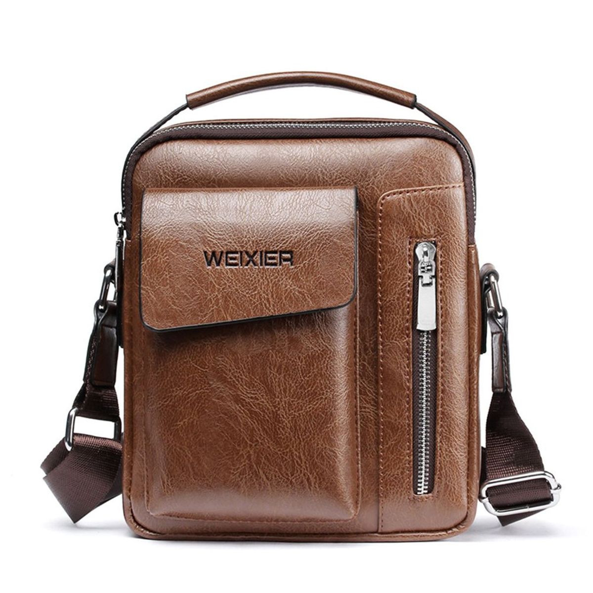 TIOZONEY - Bolso de PU para hombre