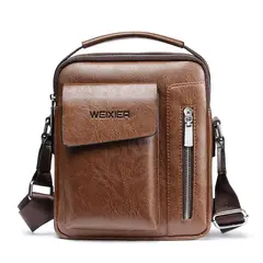 TIOZONEY - Bolso de PU para hombre