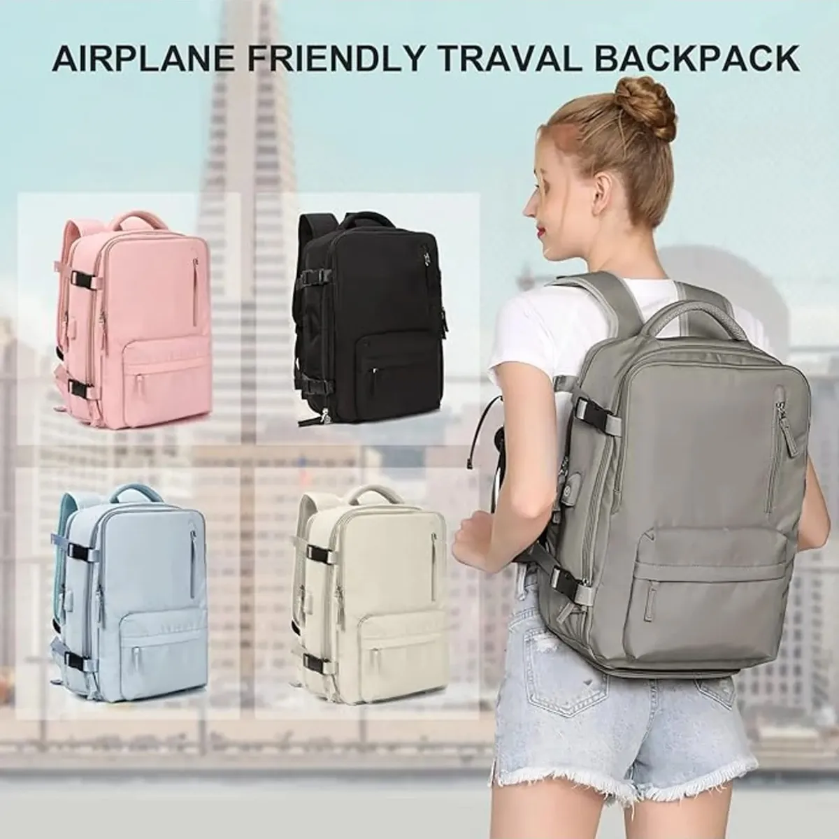 TIOZONEY - Mochila de viaje Viral
