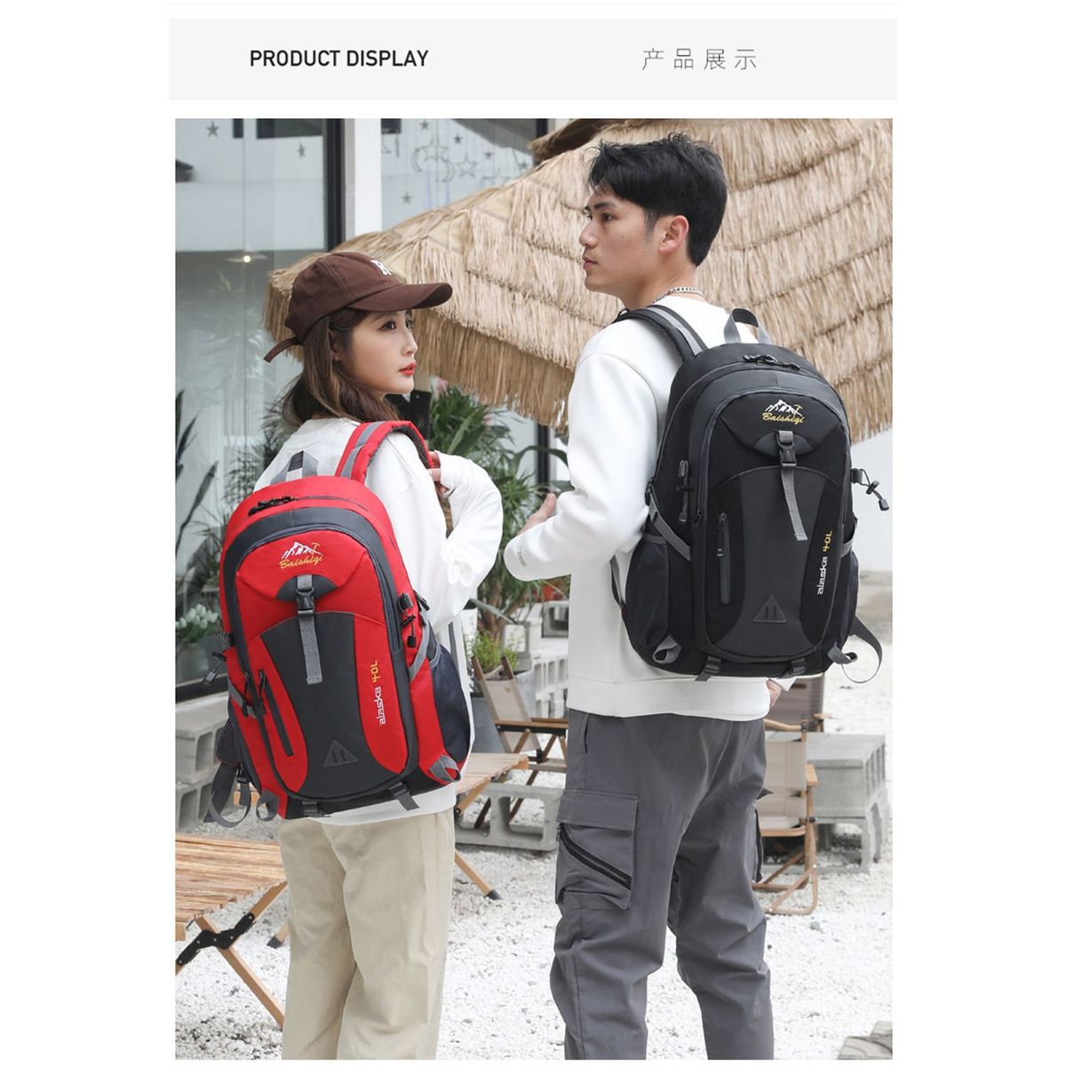 TIOZONEY - Mochila Impermeable Para Camping Trekking Y Viajes