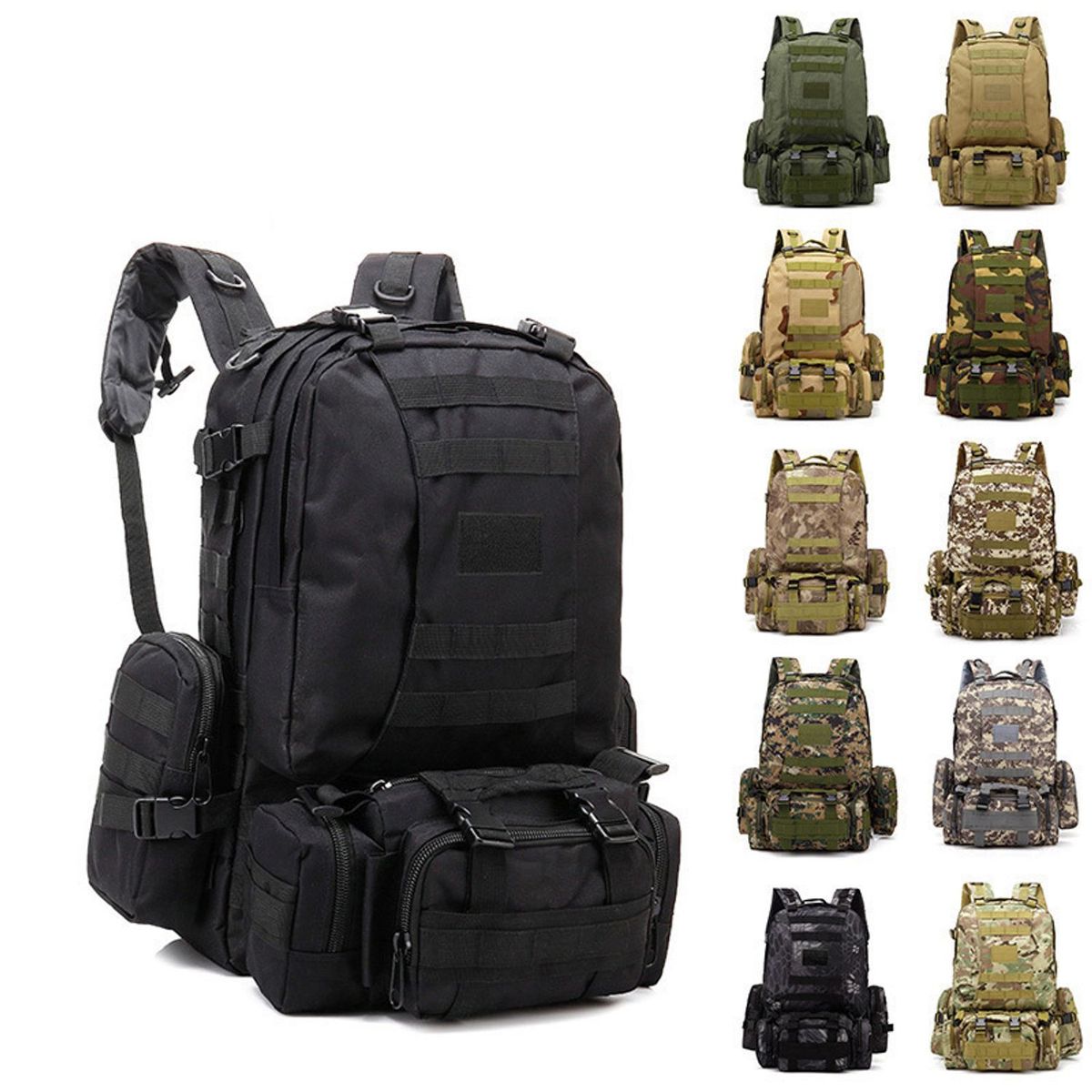 TIOZONEY - Mochila Impermeable Para Camping Trekking Y Viajes
