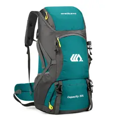 TIOZONEY - Mochila Impermeable 50L Para Camping Trekking Y Viajes