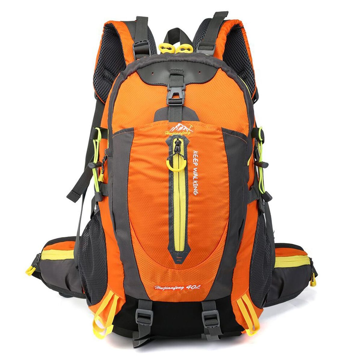 TIOZONEY - Mochila Impermeable 40L Para Camping Trekking Y Viajes