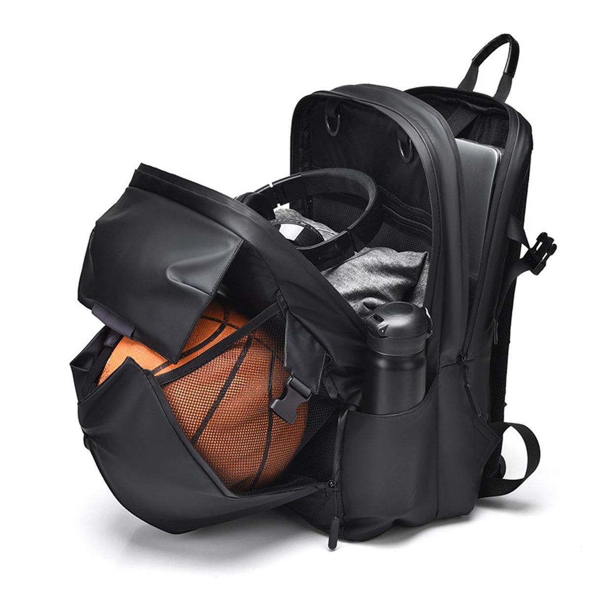 TIOZONEY - Mochila con separación secomojado