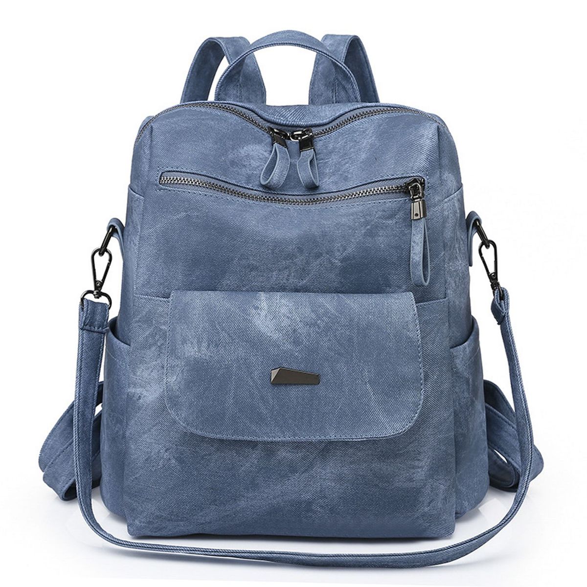 TIOZONEY - Mochila Cartera Urban Chic PU PU Mujer a la Moda Multiuso