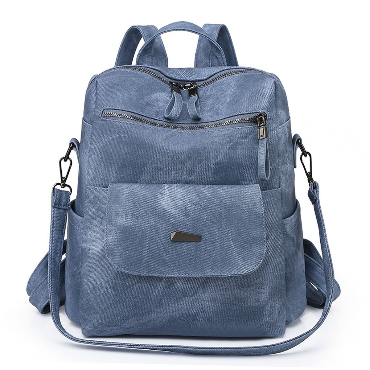 TIOZONEY - Mochila Cartera Urban Chic PU PU Mujer a la Moda Multiuso