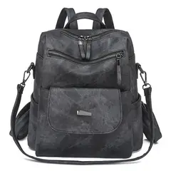 TIOZONEY - Mochila Cartera Urban Chic PU PU Mujer a la Moda Multiuso