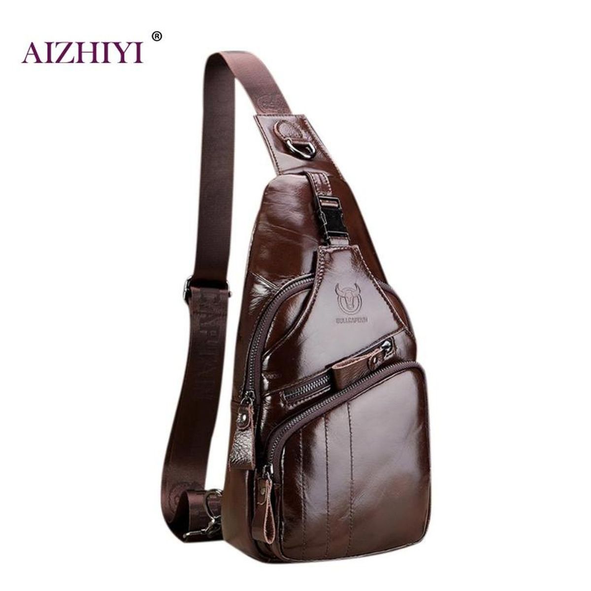 TIOZONEY - Bolso de PU para hombre