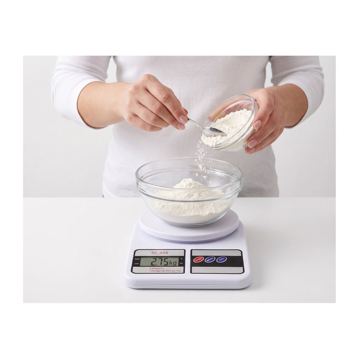 GENERICO - Pesa Balanza Digital De Cocina 10kg Gramera Alta Precisión