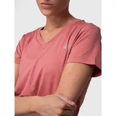 BSOUL - Polera Mujer V Neck Aloe Rosado